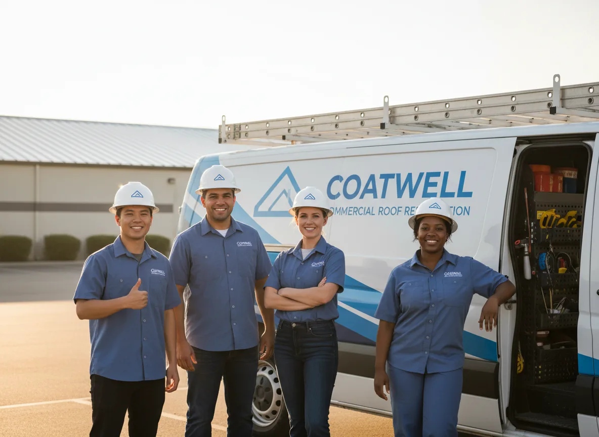 Commercial roof coating company in Huggins, MO